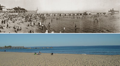 crystal beach then and now