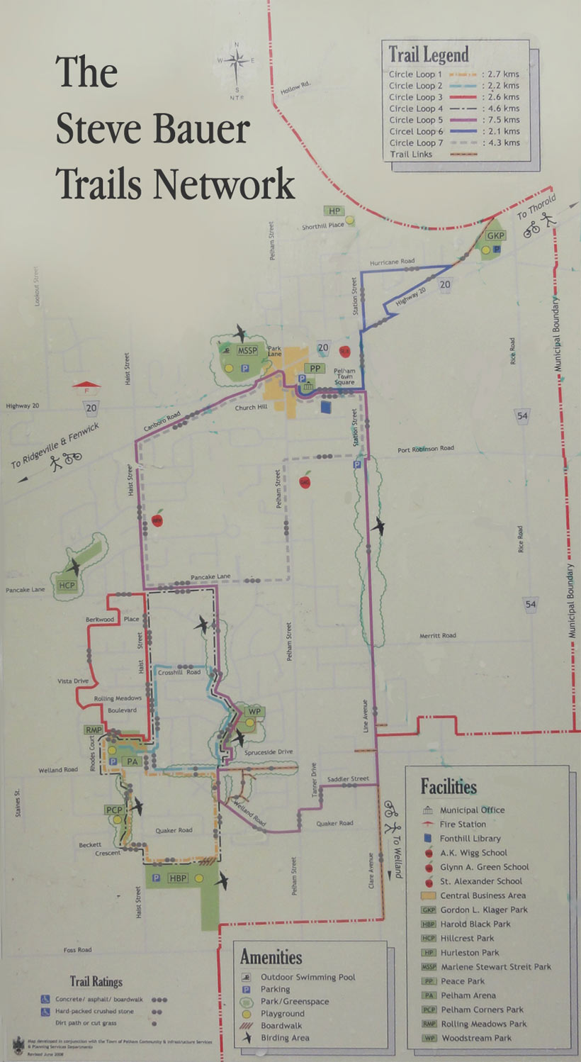 steve bauer trail map
